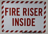 FIRE RISER INSIDE