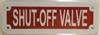 SHUT-OFF VALVE hpd sign