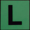 PHOTOLUMINESCENT DOOR IDENTIFICATION NUMBER L Signage/ GLOW IN THE DARK "DOOR NUMBER" Signage