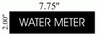 WATER METER  - BLACK