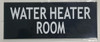 WATER HEATER ROOM  - BLACK