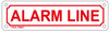 ALARM LINE Sign