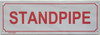 Standpipe Signage