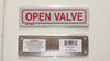 SIGN OPEN VALVE