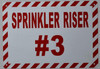 Sprinkler Riser #3 Signage