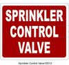 Sprinkler Control Valve Sign