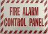 BUILDING SIGNAGE FIRE Alarm Control Panel