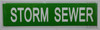 STORM SEWER SIGN for Buildings