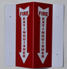 Fire ExtinguisherD Projection Sign