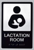 Lactation Room Sign -Tactile Signs-The Sensation line  Braille sign