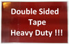 2 Pack-Please Keep Door Closed  Color White - with Double Side Tape