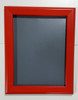 Lobby FRAME es Front Loading Quick Poster Change, Wall Mounted, HEAVY DUTY (red)