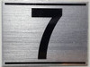 APARTMENT Number Sign SEVEN (7)