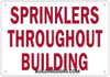 SIGN SPRINKLERS Throughout Building