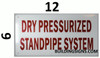 SIGN Dry PRESSURIZED Standpipe System