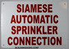 SIGN Siamese Automatic Sprinkler Connection
