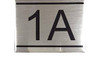 APARTMENT Number Sign  -1A