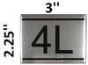 APARTMENT NUMBER Signage