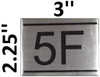 5E APARTMENT NUMBER Signage