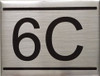 compliance sign APARTMENT NUMBER  