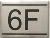 APARTMENT Number Sign  -6F
