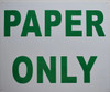 PAPER ONLY - WHITE BACKGROUND