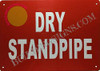 Dry Standpipe Sign (Aluminium, Reflective,  )
