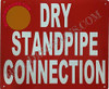 Dry Standpipe Connection Sign