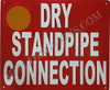 Dry Standpipe Connection Signage