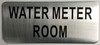 WATER METER ROOM SIGN-The Mont argent line