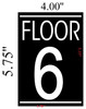 FLOOR 6 SIGN