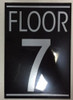 FLOOR 7 Sign
