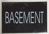 BASEMENT SIGNAGE (BLACK)