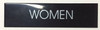 BUILDING SIGNAGE Toilet WOMEN