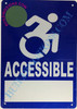 ACCESSIBLE Signage with Option to Put Contact