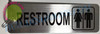 BUILDING SIGNAGE 2-Sided Unisex Restroom Keychain or Key Tag  BuildingBUILDING SIGNAGE