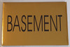 BASEMENT Sign