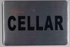 SIGNAGE Cellar Floor