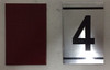 APARTMENT NUMBER Signage