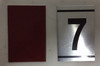 APARTMENT NUMBER Signage