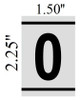 APARTMENT NUMBER SIGN 