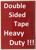 in CASE of FIRE DO NOT USE Elevator  (WhiteDouble Sided Tape)