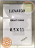 SIGNAGE Elevator Permit FRAME (Lockable !!!, Stainless Steel, Heavy Duty-Commercial use)