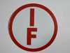 I-F Floor Truss Circular Signage ( Sticker)