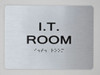 I.T. ROOM ADA-Sign -Tactile Signs Tactile Signs   Braille sign