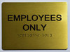 Braille sign GOLD