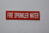 FIRE Sprinkler Water (Sticker )