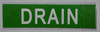 SIGN Drain(Sticker Green)