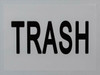 Trash Sticker (Sticker)Signage