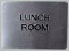 Lunch Room  Braille sign -Tactile Signs The Sensation line  Braille sign